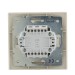 Переключатель проходной 2-кл. СП Mira 10А со вставкой крем. LEZARD 701-0303-106