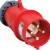 Вилка эл. каб. 32А 3P+PE 380В IP44 MAGNUM ССИ-024 IEK PSN02-032-4