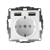 Розетка 1-м СП AtlasDesign 16А IP20 с 2-мя заряд. устройствами USB тип A+A 5В/2.4А 2х5В/1.2А механизм бел. SE ATN000130
