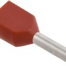 Наконечник НШВИ(2) 0.75-8 темн. красн. (уп.100шт) IEK UTE10-D75-100