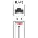 Разъем RJ45 8P8C кат.5E UTP (уп.100шт) PROCONNECT 05-1021-3
