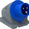 Вилка электрическая наружн. уст. 16А 2P+PE 220В IP44 MAGNUM ССИ-513 IEK PSN51-016-3