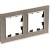 Рамка 2-м AtlasDesign Nature стекло шампань SE ATN320502