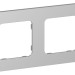 Рамка 2-м СП FLITE РУ-2-К-ФлА алюм. IEK FI-M22-32-20-K47
