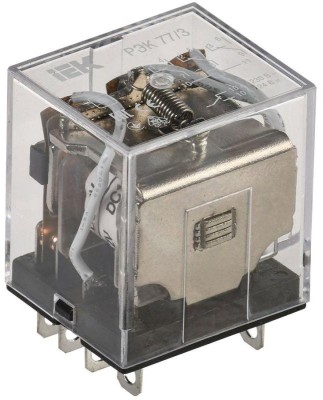 Реле РЭК 77-3 10А 12В DC IEK RRP10-3-10-012D Реле РЭК 77-3 10А 12В DC IEK RRP10-3-10-012D