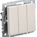 Выключатель 3-кл. СП BRITE ВС10-3-0-БрКр 10А механизм беж. IEK BR-V30-0-10-K10