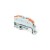 Клемма монтажная СМК PTC-1P 4211 DIN BL/4 450В 32А 0.08-2.5(4.0)кв.мм JazzWay 5073647