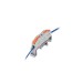 Клемма монтажная СМК PTC-1P 4211 DIN BL/4 450В 32А 0.08-2.5(4.0)кв.мм JazzWay 5073647