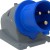 Вилка электрическая наружн. уст. 32А 2P+PE 220В IP44 MAGNUM ССИ-523 IEK PSN51-032-3