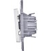 Выключатель 1-кл. Inspiria 10А IP20 250В 10AX механизм бел. IEK 673600