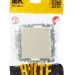 Розетка BRITE РСбш10-3-44-БрКр 16А IP44 с заземл. защ. шторки с крышкой механизм беж. IEK BR-R16-16-44-K10
