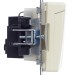 Розетка BRITE РСбш10-3-44-БрКр 16А IP44 с заземл. защ. шторки с крышкой механизм беж. IEK BR-R16-16-44-K10
