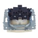 Розетка BRITE РСбш10-3-44-БрКр 16А IP44 с заземл. защ. шторки с крышкой механизм беж. IEK BR-R16-16-44-K10