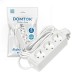 Удлинитель 3х5м с заземл. 16А IP20 3.5кВт ПВС 3х1 бел. DOMTOK 2392