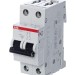Выключатель автоматический модульный 2п C 10А 6кА S202 C10 ABB 2CDS252001R0104