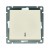 Переключатель проходной 1-кл. СП Афина 10А IP20 механизм сл. кость (ivory) Universal A0025-I