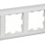 Рамка 4-м BRITE РУ-4-БрАБ арктич. бел./бел. IEK BR-M42-12-K91