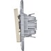 Выключатель 1-кл. Inspiria 10А IP20 250В 10AX механизм сл. кость IEK 673601