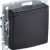Розетка BRITE РСбш10-3-44-БрЧ 16А IP44 с заземл. защ. шторки с крышкой механизм черн. IEK BR-R16-16-44-K02