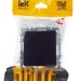 Розетка BRITE РСбш10-3-44-БрЧ 16А IP44 с заземл. защ. шторки с крышкой механизм черн. IEK BR-R16-16-44-K02