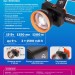Фонарь налобный аккум. 15Вт Laser LED/ 3000мА.ч ABS пластик линза Френеля КОСМОС KOC533Lit