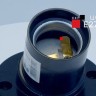 Патрон карболитовый настен. наклонный E27 черн. EKF LHC-E27-wi-s