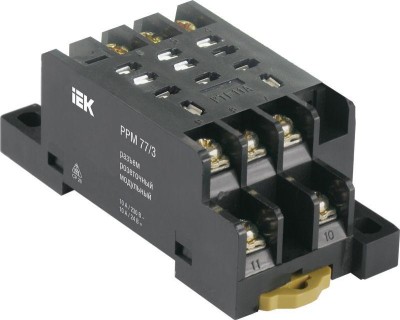 Разъем модульный РРМ78/3(PYF11A) для РЭК78/3(MY3) IEK RRP20D-RRM-3 Разъем модульный РРМ78/3(PYF11A) для РЭК78/3(MY3) IEK RRP20D-RRM-3