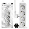 Удлинитель 4х5м с заземл. 10А 3х1.5 TOKOV ELECTRIC TKL-C01-BU4-5-1.5-Z
