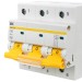 Выключатель автоматический модульный 3п C 63А 10кА ВА47-100 IEK MVA40-3-063-C