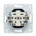 Розетка 1-м СП Vesna без заземл. ПБТ механизм черн. бархат LEZARD 742-4288-121B