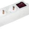 Удлинитель 2х3м с заземл. 16А IP20 У02К 2P+PE 250В 3х1 с выкл. IEK WYP10-16-02-03-ZK-N