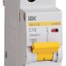 Выключатель автоматический модульный 1п C 10А 10кА ВА47-100 IEK MVA40-1-010-C