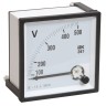 Вольтметр Э47 72х72мм 500В кл. точн. 1.5 IEK IPV10-6-0500-E