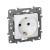 Розетка 1-м СП Etika 16А IP31 250В 2P+E с заземл. защ. шторки немецк. стандарт винтов. клеммы механизм бел. IEK 672222