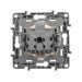 Розетка 1-м СП Etika 16А IP31 250В 2P+E с заземл. защ. шторки немецк. стандарт винтов. клеммы механизм бел. IEK 672222