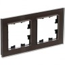 Рамка 2-м AtlasDesign Nature стекло мокко SE ATN320602