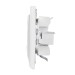 Розетка компьютерная 2-м СП Минск RJ45 бел. EKF ERK02-035-10