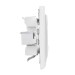Розетка компьютерная 2-м СП Минск RJ45 бел. EKF ERK02-035-10