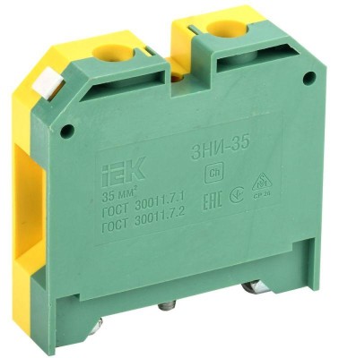 Зажим наборный ЗНИ-35PEN 35кв.мм (JXB-земля) IEK YZN20-035-K52 Зажим наборный ЗНИ-35PEN 35кв.мм (JXB-земля) IEK YZN20-035-K52