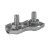 Зажим для троса двойн. Duplex (4мм) EKF zdtd-4