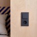Выключатель 1-кл. СП BRITE ВС10-1-0-БрГ 10А механизм графит IEK BR-V10-0-10-K53