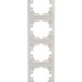 Рамка 4-м Mira вертикал. бел. LEZARD 701-0200-154