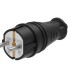 Вилка прямая MultiSet 16А 250В IP44 с заземл. каучук черн. SE MST4001BK