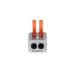 Клемма монтажная СМК PTC-2P 4222 BL/4 450В 32А 0.08-2.5(4.0)кв.мм JazzWay 5073685