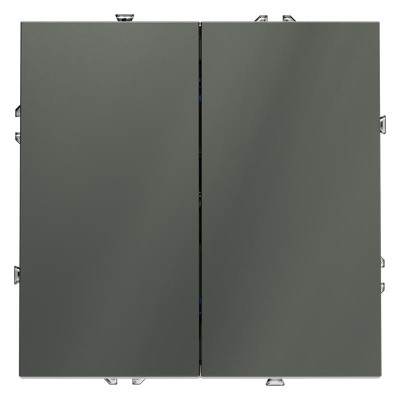 Выключатель 2-кл. СП S70 10А механизм титан Voltum VLS020106