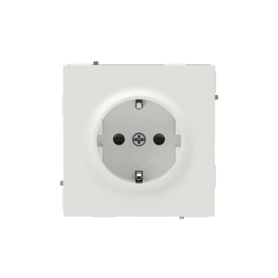 Розетка силовая KANT 2P+E защ. шторки бел. песок DKC 7010003
