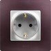 Рамка 1-м СП Etika IP20 сливовый IEK 672561