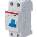 Выключатель дифференциального тока (УЗО) 2п 16А 10мА тип AC F202 ABB 2CSF202001R0160