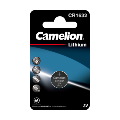 Элемент питания литиевый CR1632 BL-1 (блист.1шт) Camelion 5227 Элемент питания литиевый CR1632 BL-1 (блист.1шт) Camelion 5227