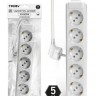 Удлинитель 5х5м с заземл. 10А 3х1.5 TOKOV ELECTRIC TKL-C01-BU5-5-1.5-Z